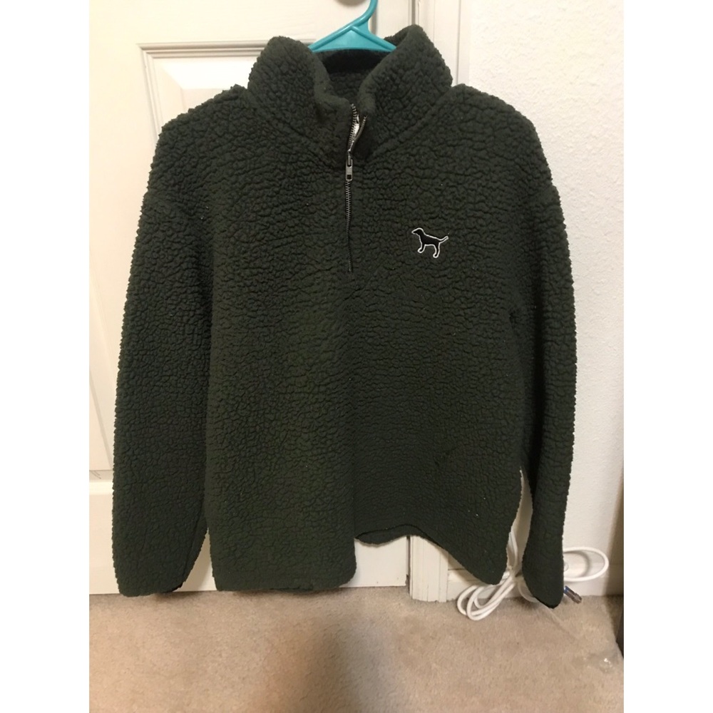 VS Pink Sherpa Pullover